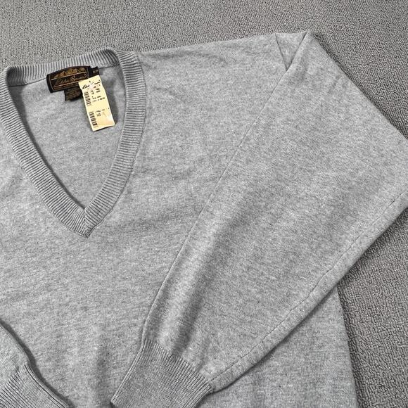 Vintage Eddie Bauer Sweater Adult Medium Gray Long Sleeve Casual Outdoor Men's - Picture 4 of 16